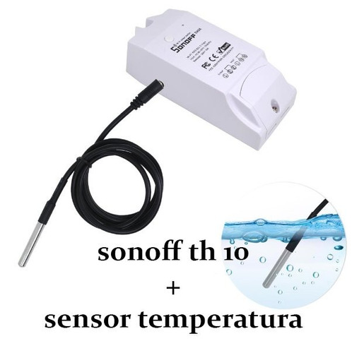 Imagem 2 de 3 de Sonoff Th16 + Sensor Temperatura Pronta Entrega Brasil