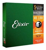 Comprar Encordoamento Elixir Cordas Baixo 5 Cordas 045 Escala Longa