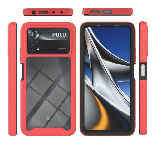 Para Xiaomi Pocox4 Pro5g Screen Protect Funda De Teléfono A