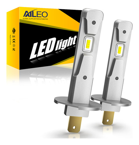 Aileo Bombilla Led Antiniebla H1, 25 W, 6000 Lumenes, Super