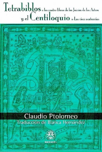 Tetrabiblos Y El Centiloquio - Editorial Dilema