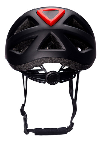 Casco Bicicleta Bulit Ultra Liviano Con Luz Led - Negro L