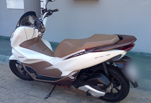 Pcx/dlx 150, Branca E Marrom Sem Detalhes.