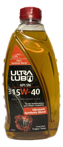 Aceite Ultra Lub 15w40 Semisintetico