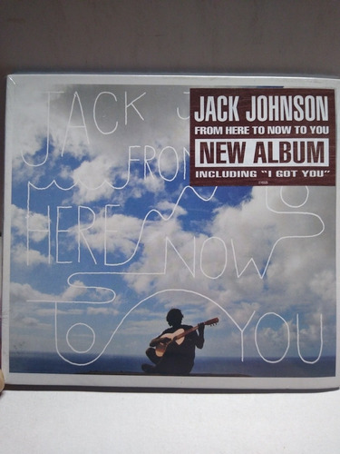 Jack Johnson From Here To Now To You Cd Nuevo