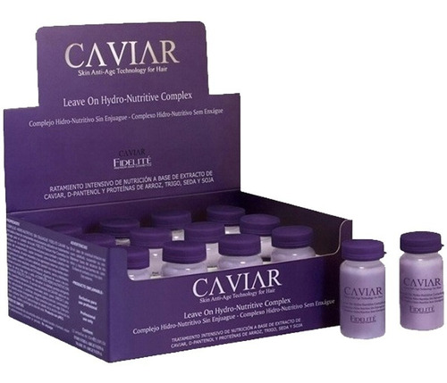 Ampollas Fidelite Complejo Hidronutritivo Caviar Caja X 12