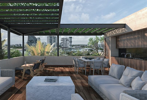 Penthouse Con Roof Garden Privado, Cuarto De Servicio, Con V