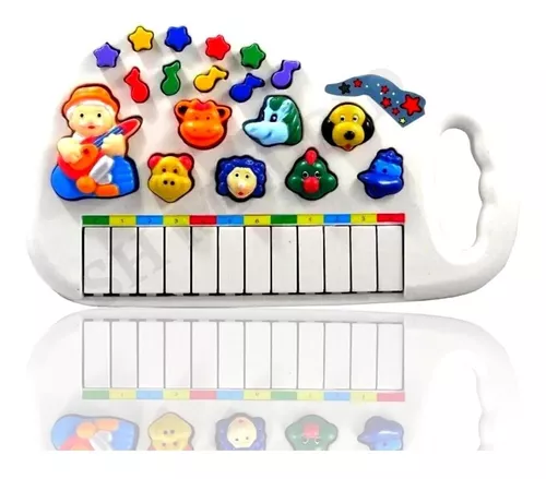 Piano Teclado Infantil Som de Animais Musical Fazendinha