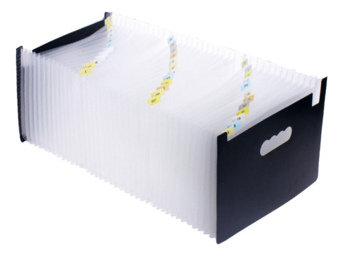 Organizador A4 De Pasta De Arquivos Com 24 Bolsos De Expansã
