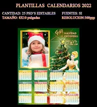 Comprar 25 Calendarios Psd 2022 Plantillas Calendarios Psd Editables