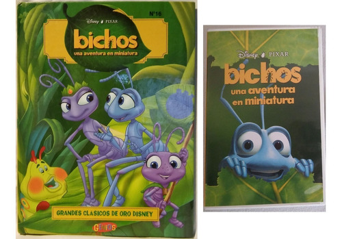 Lote Bichos Disney Pixar Libro + Dvd Excelente Subte B