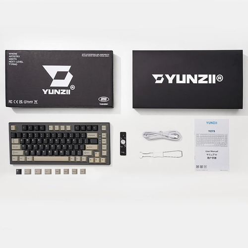 Yunzii Yz75 75% Hot Swappable Wireless Gaming Mechanical ...