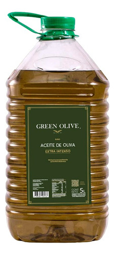 Aceite De Oliva Green Olive Extra Intenso Blend X 5 Lt. Pet