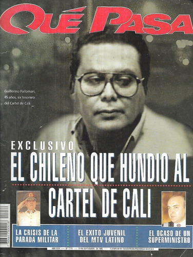 Revista Qué Pasa 1276 / 23 Septiembre 1995 / Cartel Cali