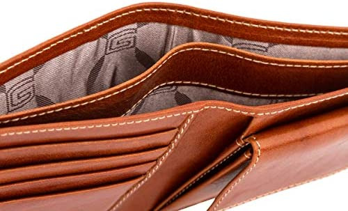 Cartera Giudi Deluxe Para Hombre En Piel Auténtica ' Made In