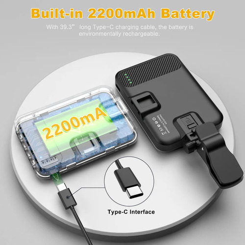 Luz Led Recargable Para Selfies, Luz De Relleno
