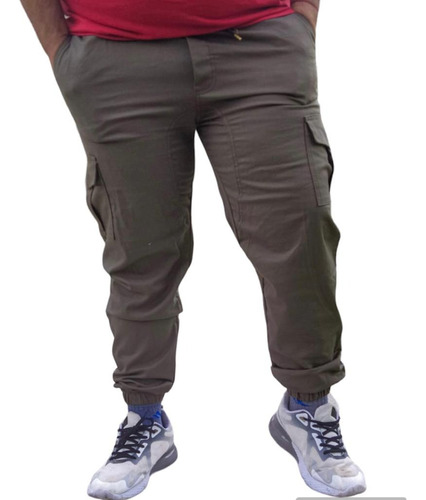 Pantalones Hombre Especiales Cargo Gabardina Casuales Moda