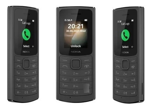 Nokia 110 4g 48mb Ram 128mb Negro Cámara Radio Todo Operador