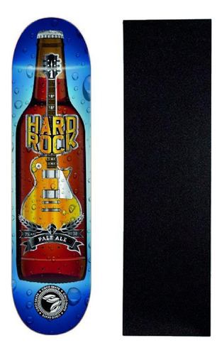 Shape Cisco Skate Marfim Music Hard Rock 8.5 + Lixa