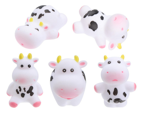5 Piezas Precioso Juguete En Forma De Vaca, Bañera, Ducha, J
