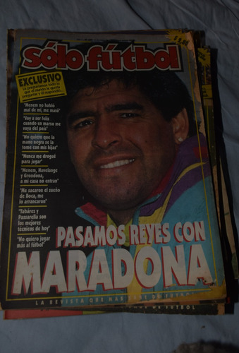 Revista Solo Futbol  Pasamos Reyes Con Maradona