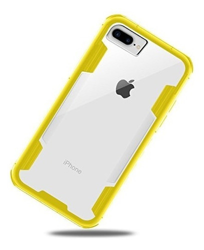 Estuche Rígido Irrompible Para iPhone 8 Y 7 Plus (transparen