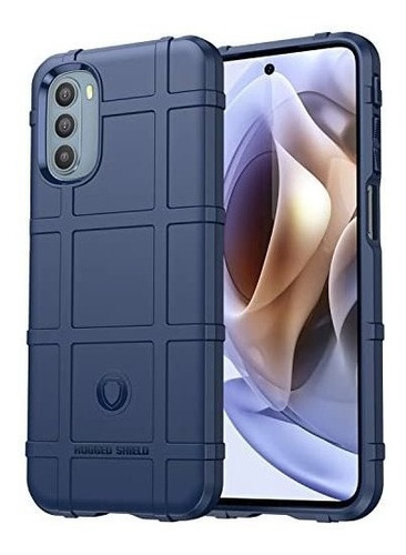 Funda Super Resistente Para Motorola G31 Azul