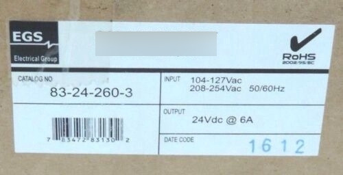 Nib Sola 83-24-260-3 Power Supply 83242603 Vvm