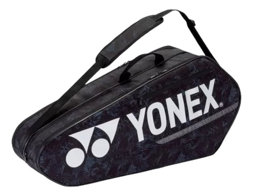 Raquetero Yonex Team Bag 6r Black Silver 2021 Color Negro