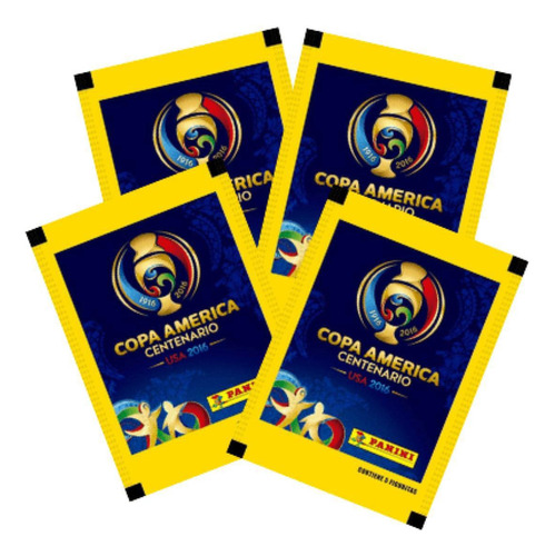 25 Sobres Cerrados Copa America Centenario Usa 2016 Panini