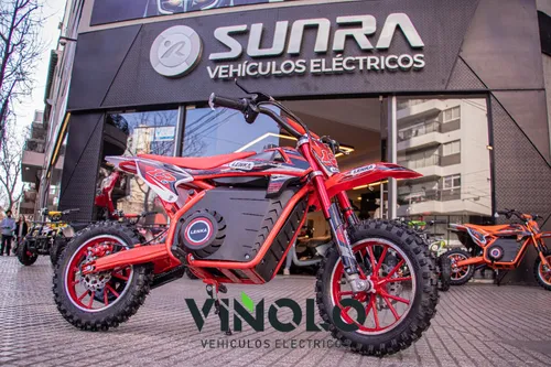 Mini Cross Para Niños Electrica Sunra + Casco De Regalo / E