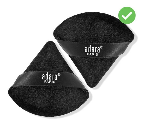 Adara Paris® Borla Triangular Para Maquillaje  