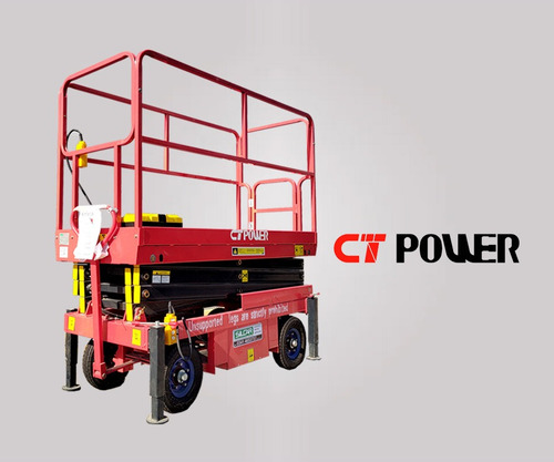 Tijera Eléctrica Manual - Ct Power - Altura: 4.00mts A Piso
