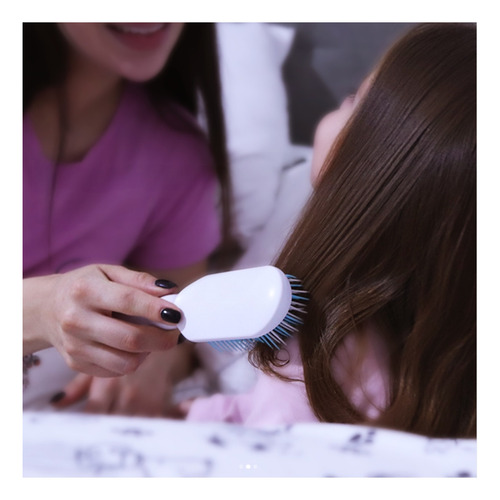 Cepillo Desenredante Para Cabello Fino O Liso Frida Baby Color Celeste Celeste