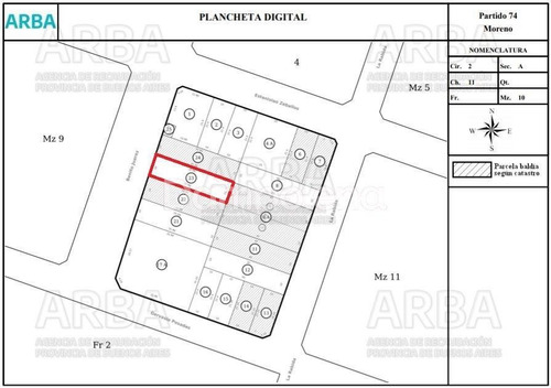 Imagen 6 de 6 de Terreno Lote En Venta Ubicado En La Reja, Moreno