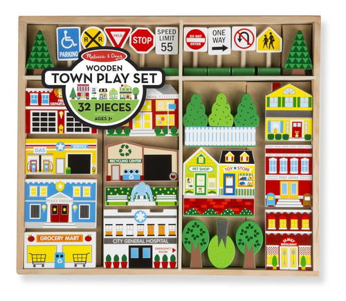 Set Accesorios Y Figuras  - Ciudad Melissa & Doug