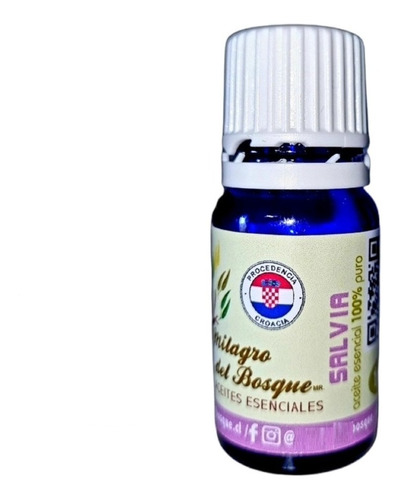 Aceite Esencial Salvia Officinalis 10 Ml 100% Puro