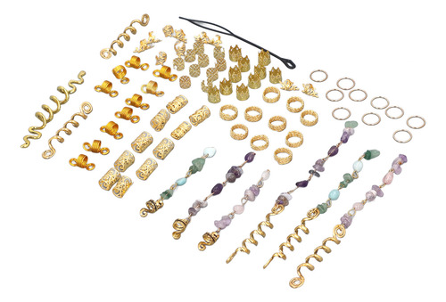 Accesorios Para Trenzas De Pelo, 80 Unidades, Trenzas Y Rast