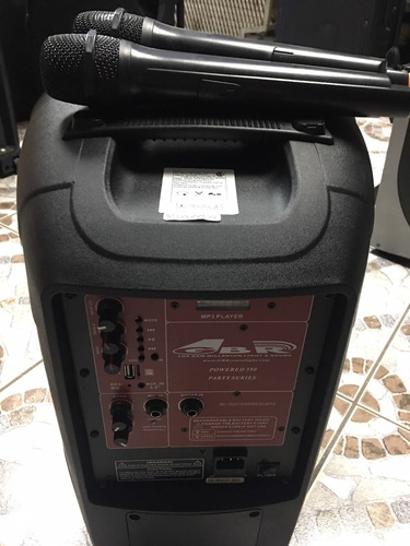 Bafle Portatil Mp3 10 Bateria Bt 600w 2 Inalambricos Outlet