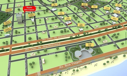 Imagem 12 de 14 de Flat Para Morar Ou Investir Em Boa Viagem Recife | Agende Sua Visita
