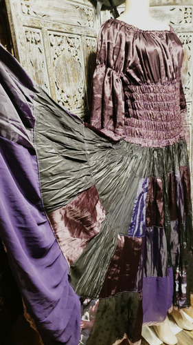 Vestido Cigano Medieval Experience Em Viscose E Renda