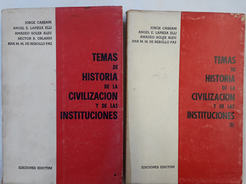 Temas De Historia De La Civilizacion Y De Las Instituciones