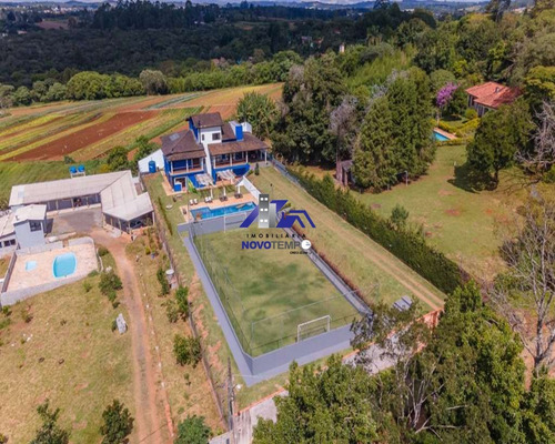 Imagem 7 de 30 de Ótima Chácara A Venda Em Cotia Com 5 Dorms/2sts + Campo Gramado E Piscina - Ch00055 - 71058730