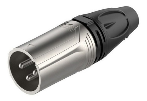 Imagen 1 de 6 de Ficha Conector Xlr Canon Macho - Roxtone Rx3m-nt