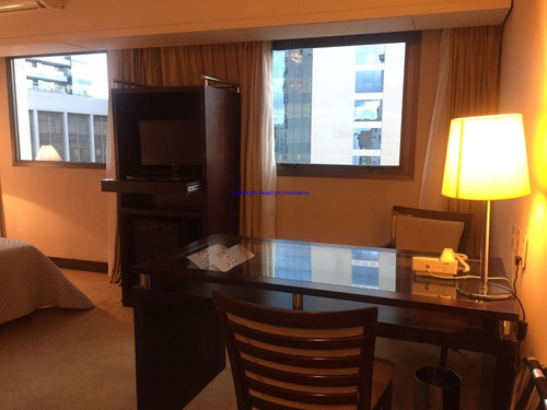 Imagem 12 de 15 de Apartamento Studio Mobiliado 29m², 01 Dormitório, 01 Banheiro E 01 Vaga Na Garagem. Condomínio Com Portaria 24hrs, Piscina Adulto E Infantil - 22062208 - 71147480