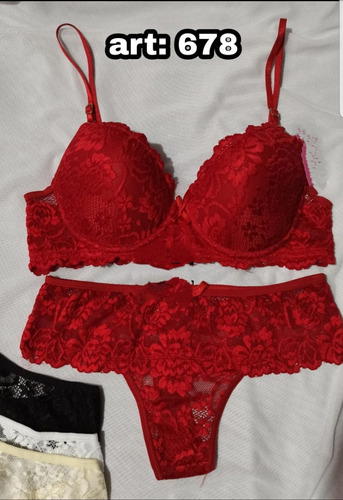 Conjunto Celi Soft Base Puntilla Less Pack X 12 Und Art 678 Neg-bla-bordo-lila Puntilla 85-100