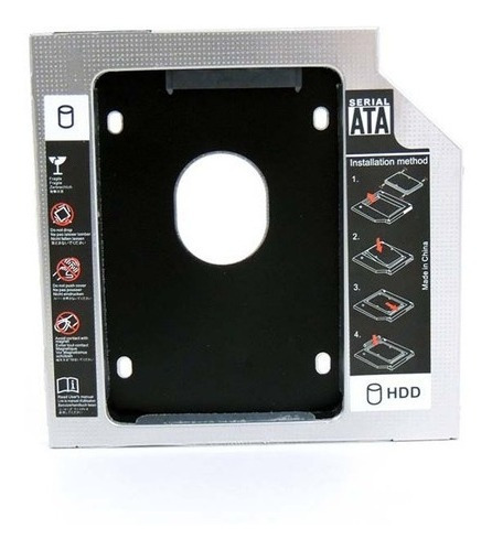 Imagem 3 de 6 de Adaptador Universal Caddy 2º Hd Ssd/dvd Notebook 9mm 9,5mm