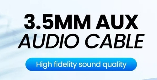 Imagen 2 de 5 de Cable Auxiliar Audio 3,5 Mm / 1 Metro / Elough