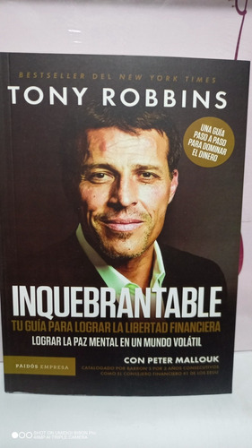 Libro Inquebrantable. Tony Robbins