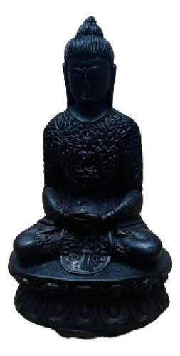 Estatuilla Buda Manto 13 Cm Apto Exterior Importada India